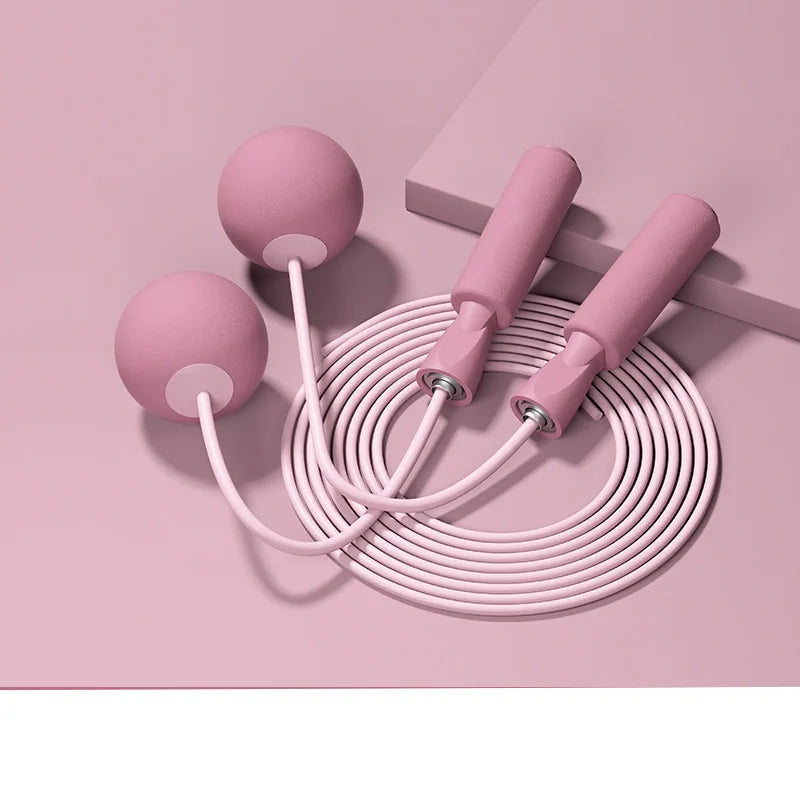 Cordless Skipping Rope With Heavy Ball Fast Jump Rope For Men  Women Portable Fitness Tool For Yoga 10