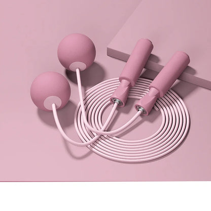 Cordless Skipping Rope With Heavy Ball Fast Jump Rope For Men  Women Portable Fitness Tool For Yoga 10