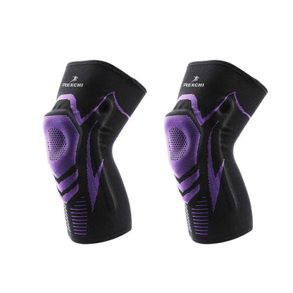 Knee Compression Sleeve With Side Spring Stabilizers And Patella Gel Pad Support 6