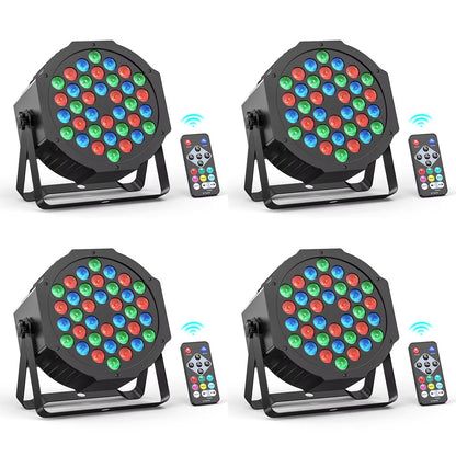 Somspot RGB Par Stage Lights  36 LED DMX  Remote Control Lighting For Parties Weddings  Live Events 6
