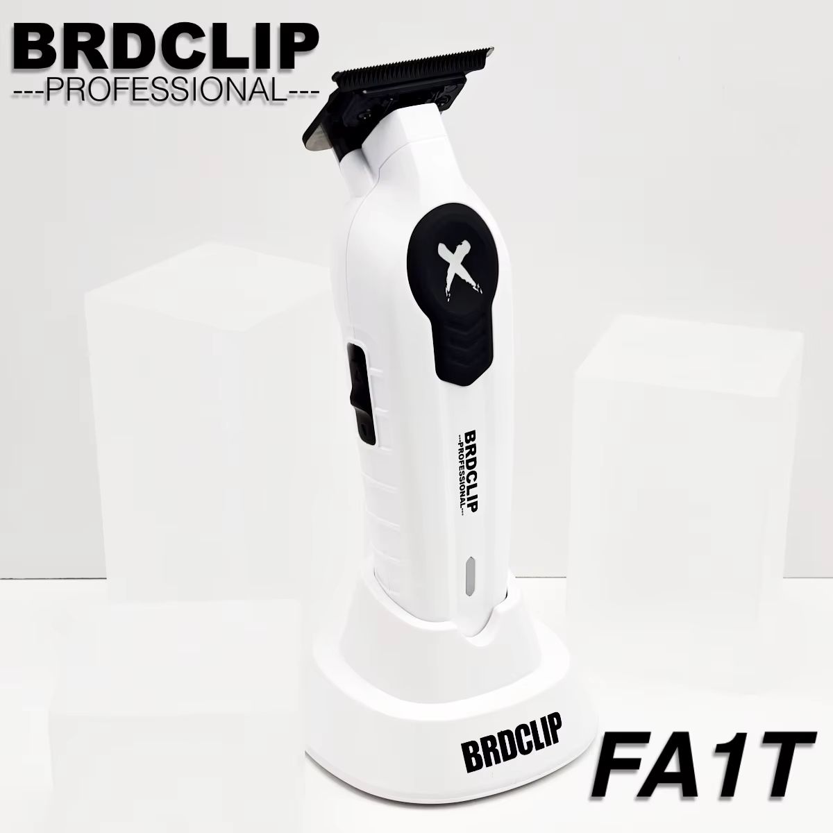 BRDCLIP X Series Professional Hair Trimmer – 7700RPM Electric Clipper with DLC Blade for Precision Fades & Carving