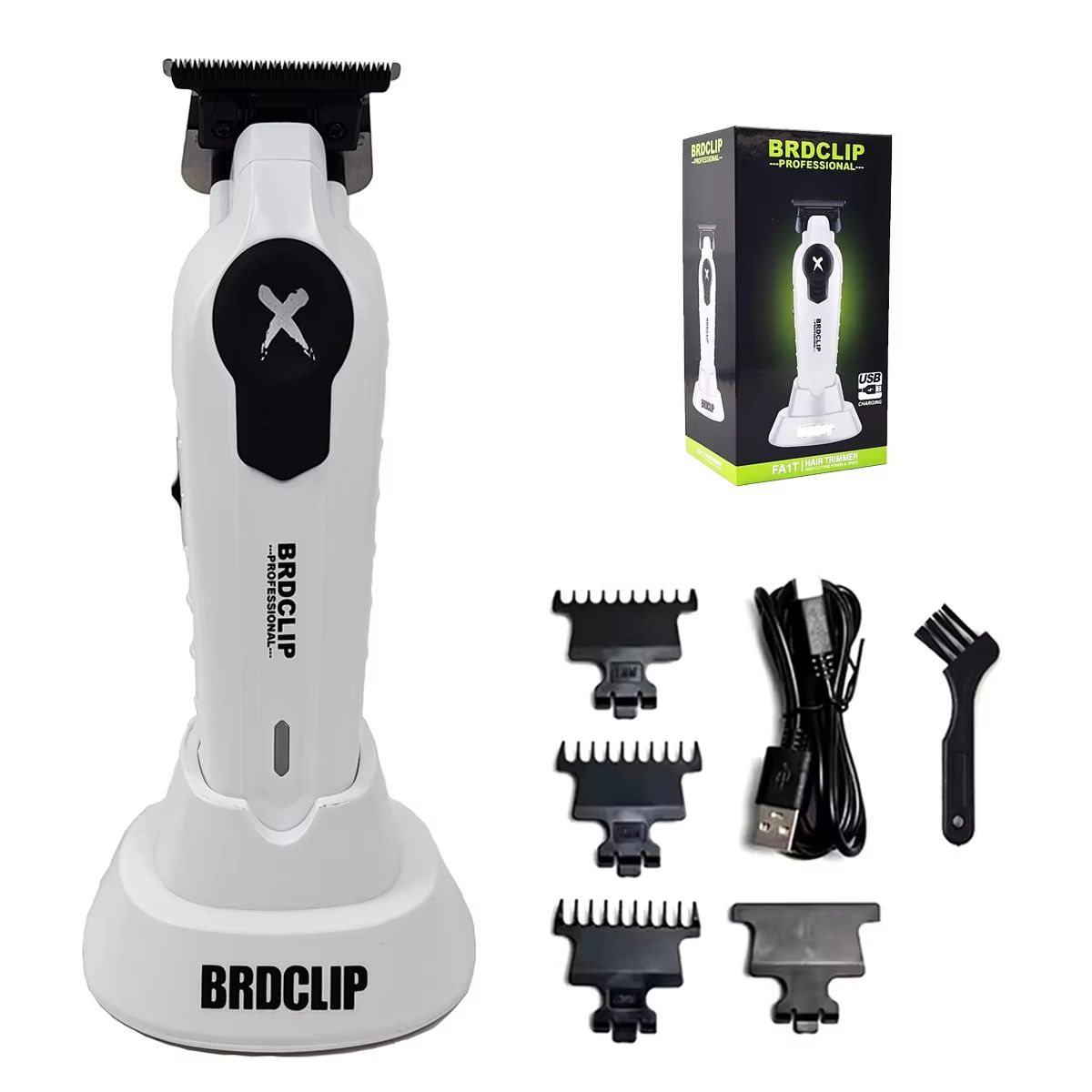 BRDCLIP X Series Professional Hair Trimmer  7700RPM Electric Clipper With DLC Blade For Precision F 7