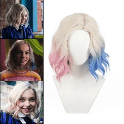 Wednesday Addams Enid Sinclair Cosplay Wig Wednesday Enid Sinclair Cosplay Wig Halloween Carnival Prop Wig for Women Girl