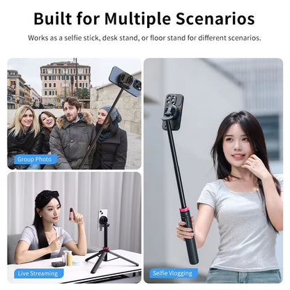 Ulanzi MT84 Magnetic Tripod  Portable Selfie Stand For IPhone 151413 Pro Max Live Streaming  Vloggi 2