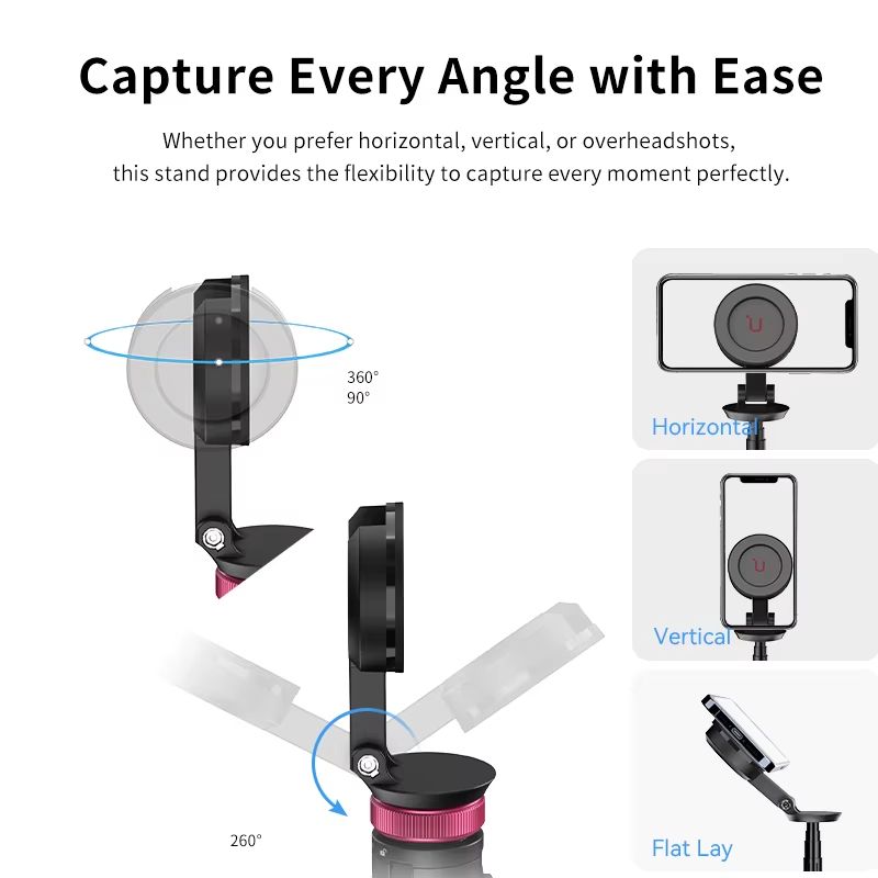 Ulanzi MT84 Magnetic Tripod  Portable Selfie Stand For IPhone 151413 Pro Max Live Streaming  Vloggi 3