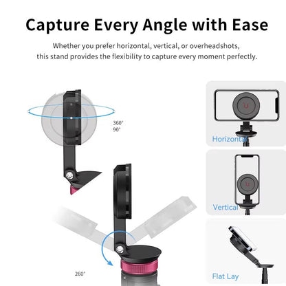 Ulanzi MT84 Magnetic Tripod  Portable Selfie Stand For IPhone 151413 Pro Max Live Streaming  Vloggi 3