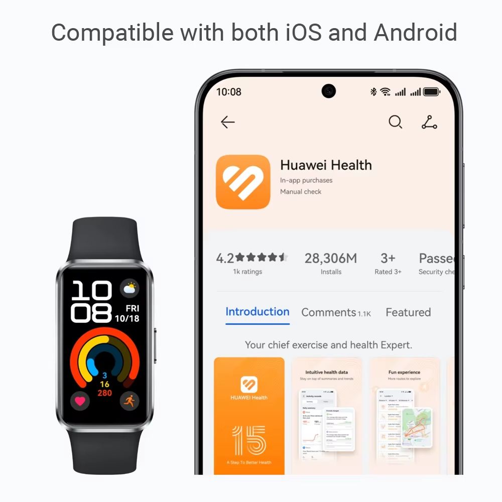 Huawei Band 10 Global Smartwatch  Fitness Tracker With Sleep Monitoring Health Tracking  14Day Batt 1