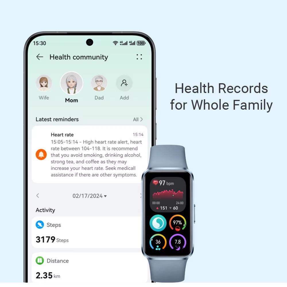 Huawei Band 10 Global Smartwatch  Fitness Tracker With Sleep Monitoring Health Tracking  14Day Batt 5