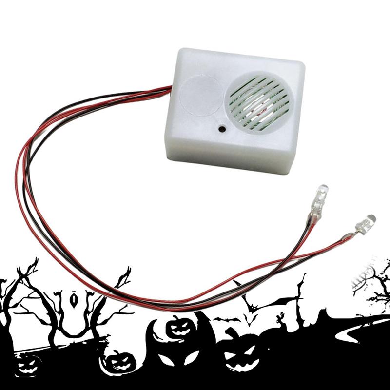 Voice-Activated Scary Sound Sensor, Halloween Scream Speaker with Horror Screaming & Tricky Sounds for Party Decoration
