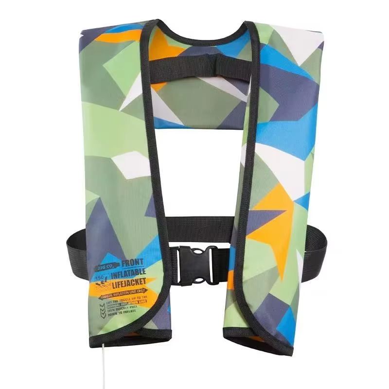 Auto  Manual Inflatable Life Vest  150N Adult PFD Life Jacket For Boating Fishing  Water Sports 15