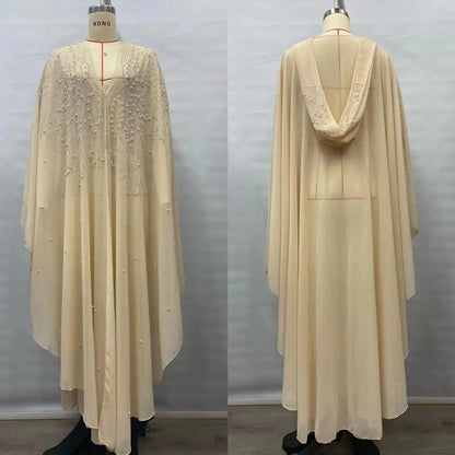 Vintage Thin Hooded Cloak Women Clothing Cape Dress Fashion Ponchos Coats  Jackets With Bling Diamo 13