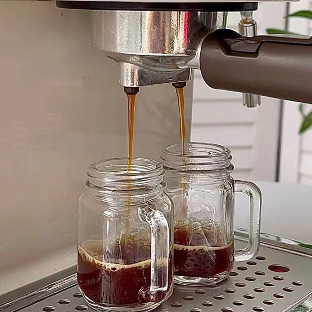 Portable Mini Mason Jar With Lid For Jam Honey Coffee Milk Juice, Leakproof Shot Glass For Home Party Bar Vodka Spirits