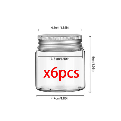 Mini Mason Jars With Lids Wide Mouth Clear Glass Jars For Canning Food Storage Spice Jam Honey Jell 7