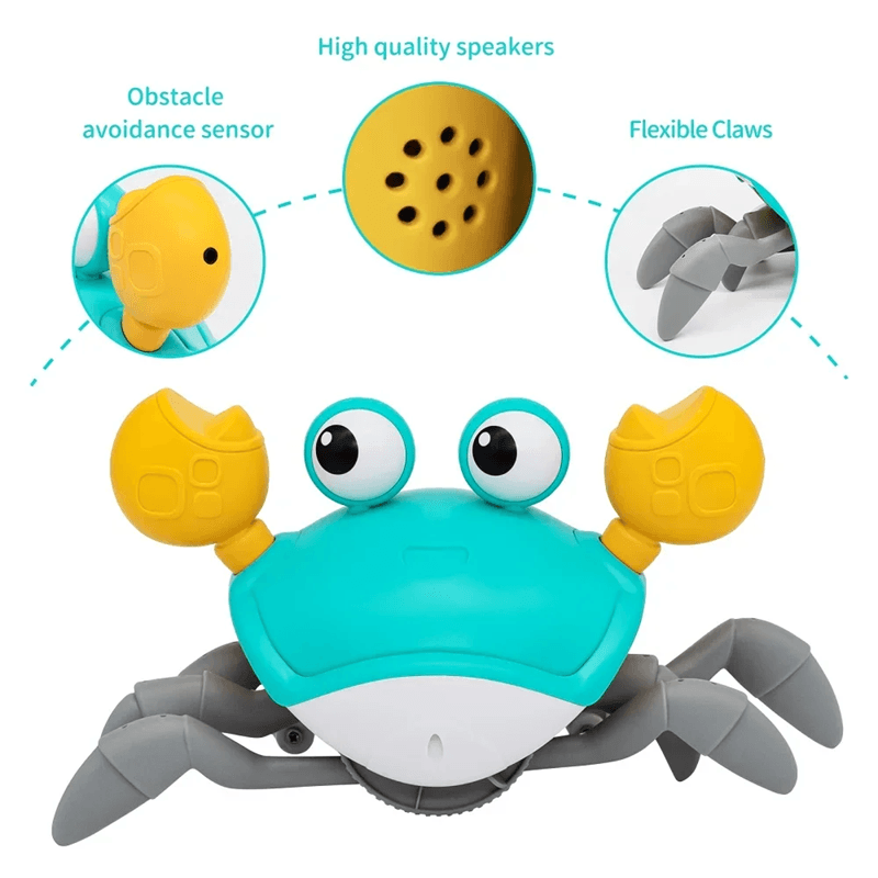 Dancing Crab Interactive Baby Crawling Toy 0