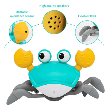 Dancing Crab Interactive Baby Crawling Toy 0