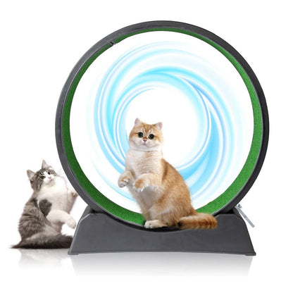Cat Exercise Wheel Cat Wheels For Indoor Cats Cat Treadmill Wheel Exerciser With Carpeted Runway Ca 5