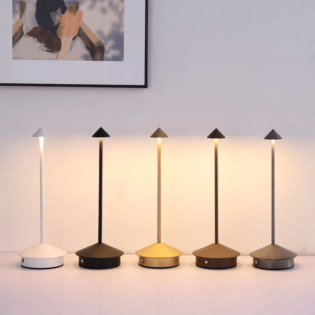 Rechargeable LED Table Lamp with Touch Sensor and Dimming Control