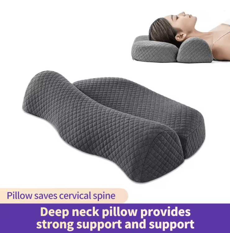 Ergonomic Cervical Memory Foam Pillow for Neck and Shoulder Support