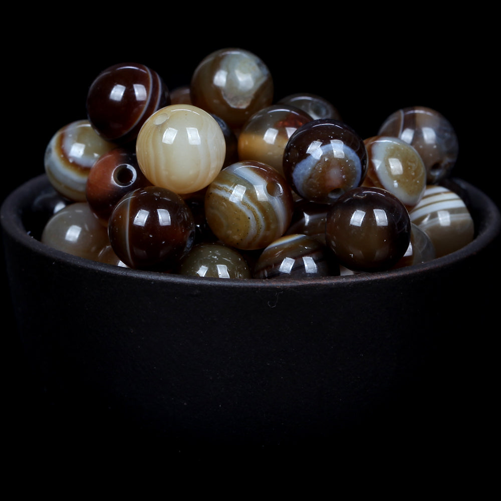 Natural Round Tiger Eye Amazonite Lava Turquoises Agates Jaspers Garnet Spacer Loose Stone Beads Fo 6