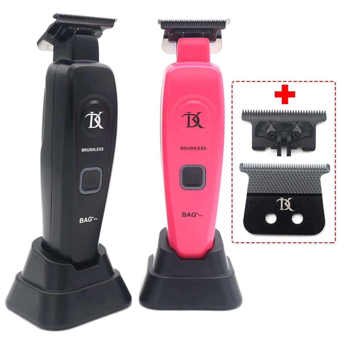 Professional Full Metal Hair Clipper with Ceramic Blade and Charging Base