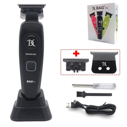Professional Full Metal Hair Clipper With Ceramic Blade And Charging Base 11