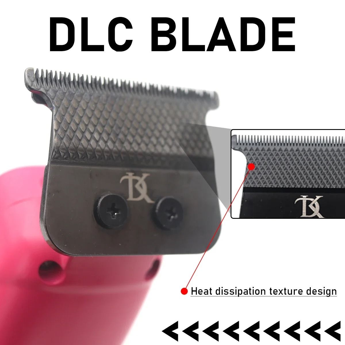 Professional Full Metal Hair Clipper With Ceramic Blade And Charging Base 1