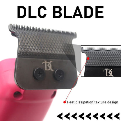 Professional Full Metal Hair Clipper With Ceramic Blade And Charging Base 1
