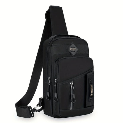 Mens Multifunction Crossbody Chest Bag Travel Sling Shoulder Bag 4