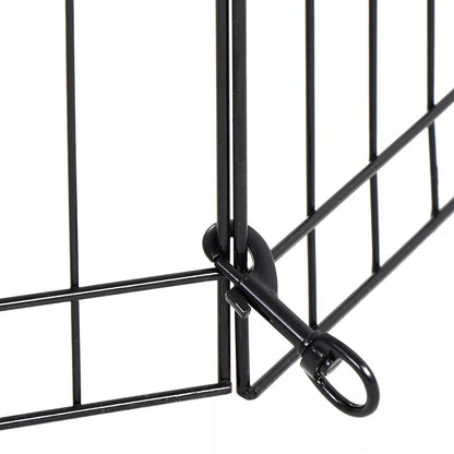 Pet Dog Playpen Exercise Fence Cage Kennel 8 Panel Indoor Outdoor Dog Fence Foldable Portable Pet P 2