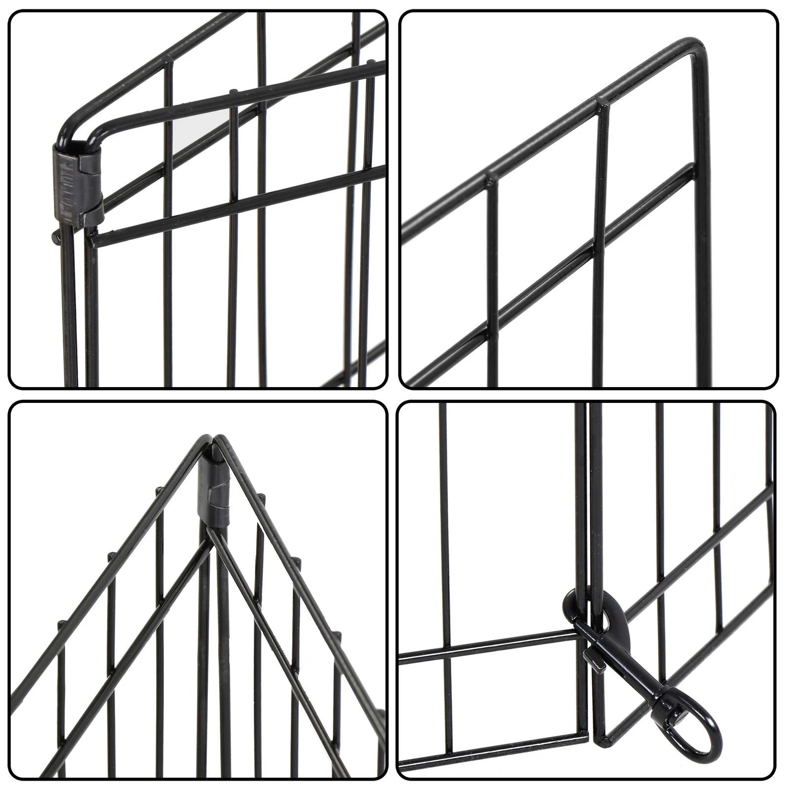 Pet Dog Playpen Exercise Fence Cage Kennel 8 Panel Indoor Outdoor Dog Fence Foldable Portable Pet P 4