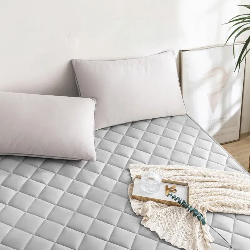 Ultrasonic Mattress Protector Washable Bed Cover With Elastic Band 3