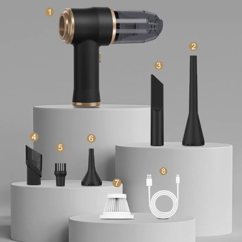 Wireless Car Vacuum Cleaner For Home And Car With Portable High Power Suction 3