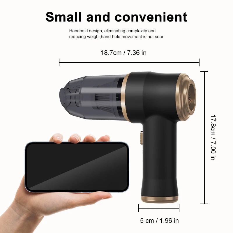 Wireless Car Vacuum Cleaner For Home And Car With Portable High Power Suction 4