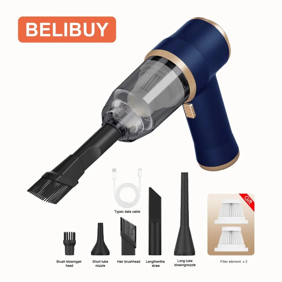 Wireless Car Vacuum Cleaner For Home And Car With Portable High Power Suction 9