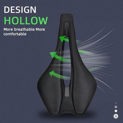 Bicycle Saddle Cushion For Road And Mountain Bikes Breathable Soft Comfortable Seat