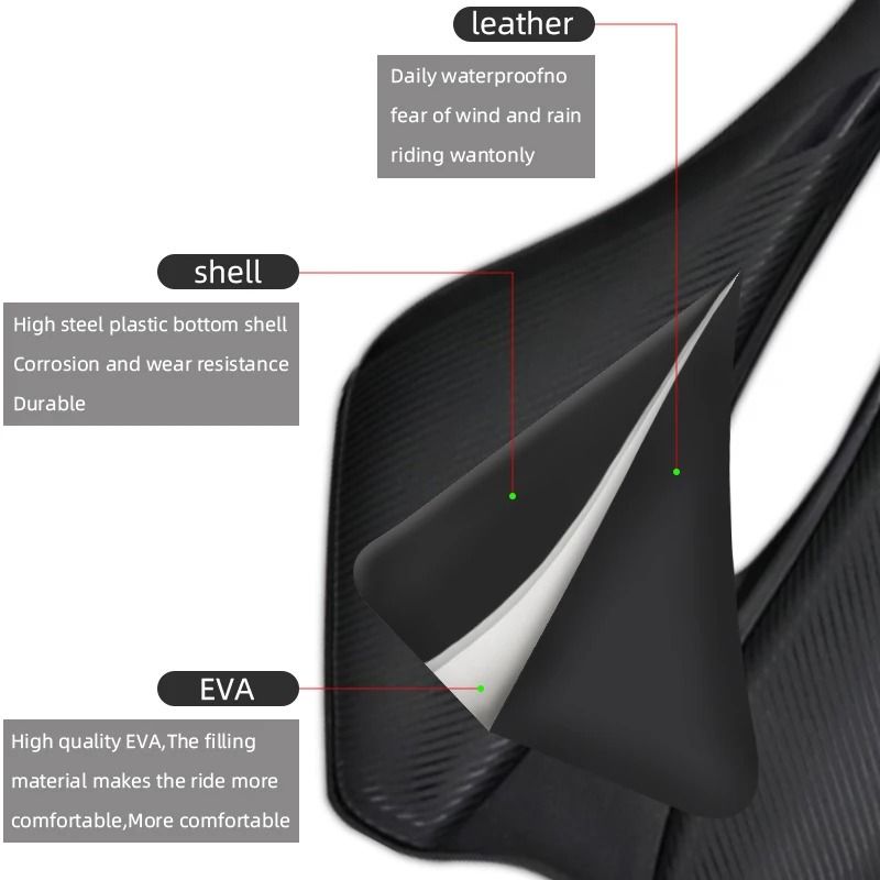 Bicycle Saddle Cushion For Road And Mountain Bikes Breathable Soft Comfortable Seat 2