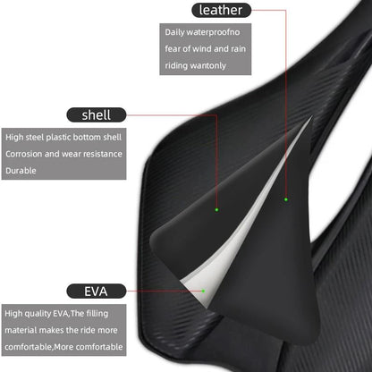 Bicycle Saddle Cushion For Road And Mountain Bikes Breathable Soft Comfortable Seat 2