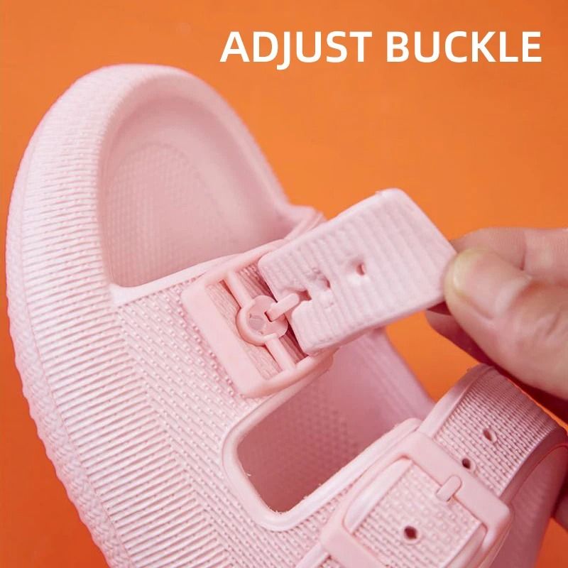 Platform Slippers For Women Soft Sole Cloud Slides Summer Non Slip Beach Sandals 3