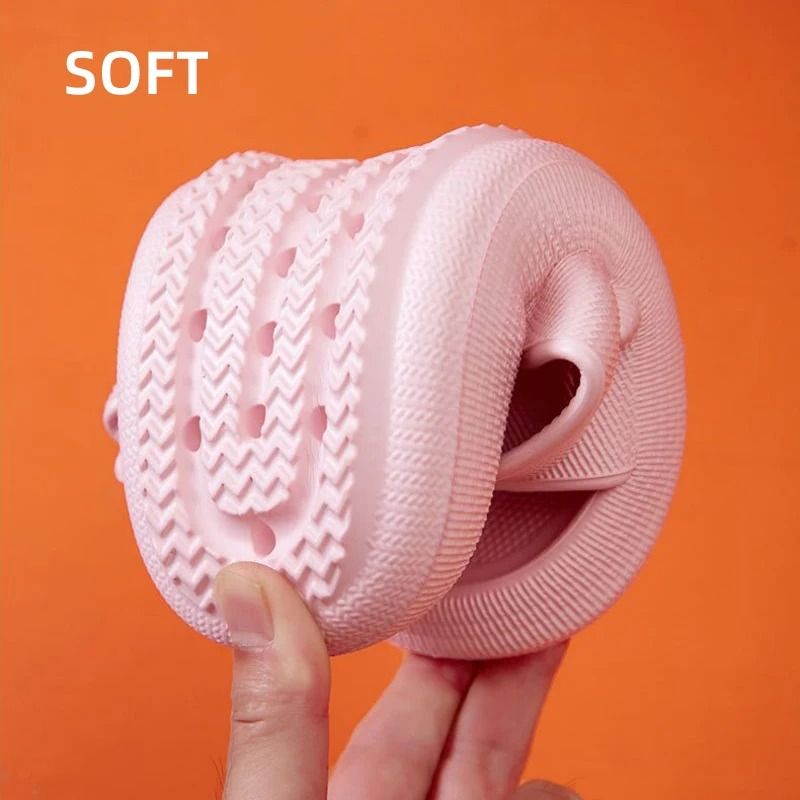Platform Slippers For Women Soft Sole Cloud Slides Summer Non Slip Beach Sandals 4