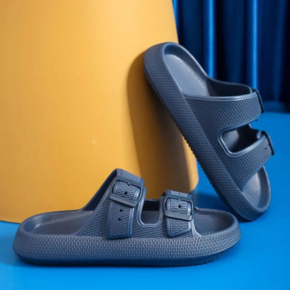 Platform Slippers For Women Soft Sole Cloud Slides Summer Non Slip Beach Sandals 13