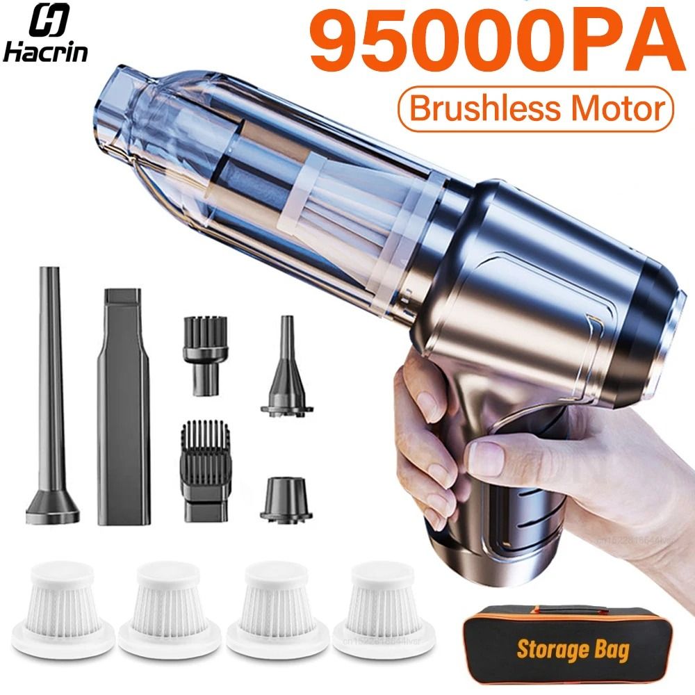 Car Vacuum Cleaner Powerful Wireless Handheld With Strong Suction