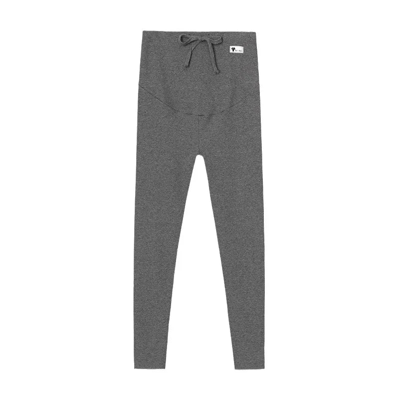 Big Size Maternity Leggings for Pregnant Woman Adjustable Waist, New Pregnancy Pants Thin Soft Cotton High Waist Clothes