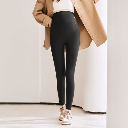 Women Maternity Leggings Over Bump Pregnancy Pants Slim Fit Stretchy Belly Support Tights For Yoga