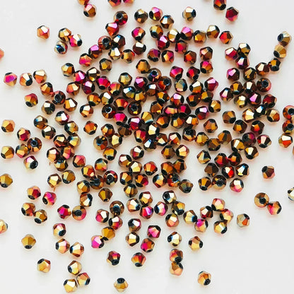 Shiny Faceted Austria Crystal Beads Bicone Spacer Loose Beads For DIY Jewelry Making Bracelets Neck 7
