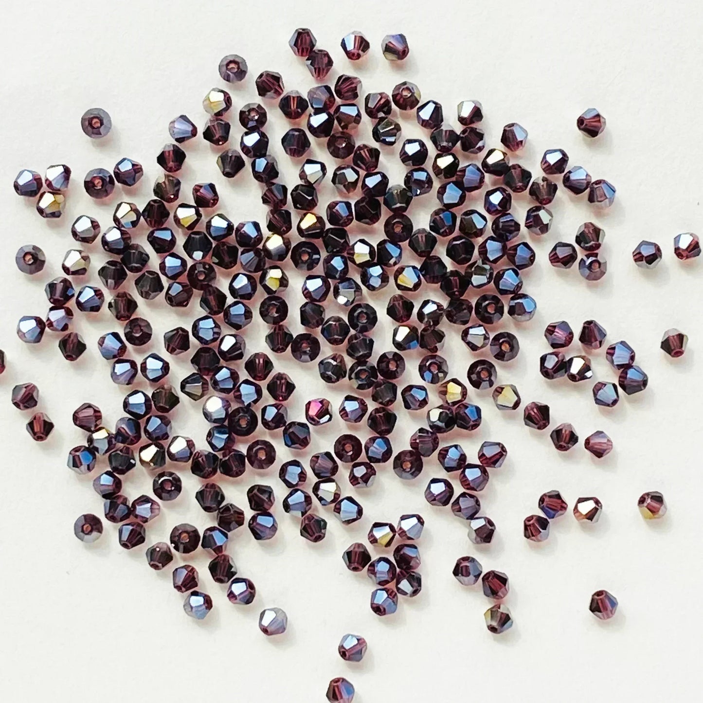 Shiny Faceted Austria Crystal Beads Bicone Spacer Loose Beads For DIY Jewelry Making Bracelets Neck 13