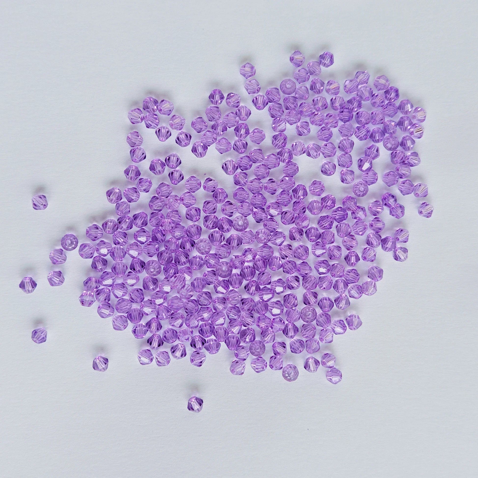4MM Austria Crystal Bicone Spacer Beads 100PCS for Jewelry Making Bracelets, Necklaces & Earrings