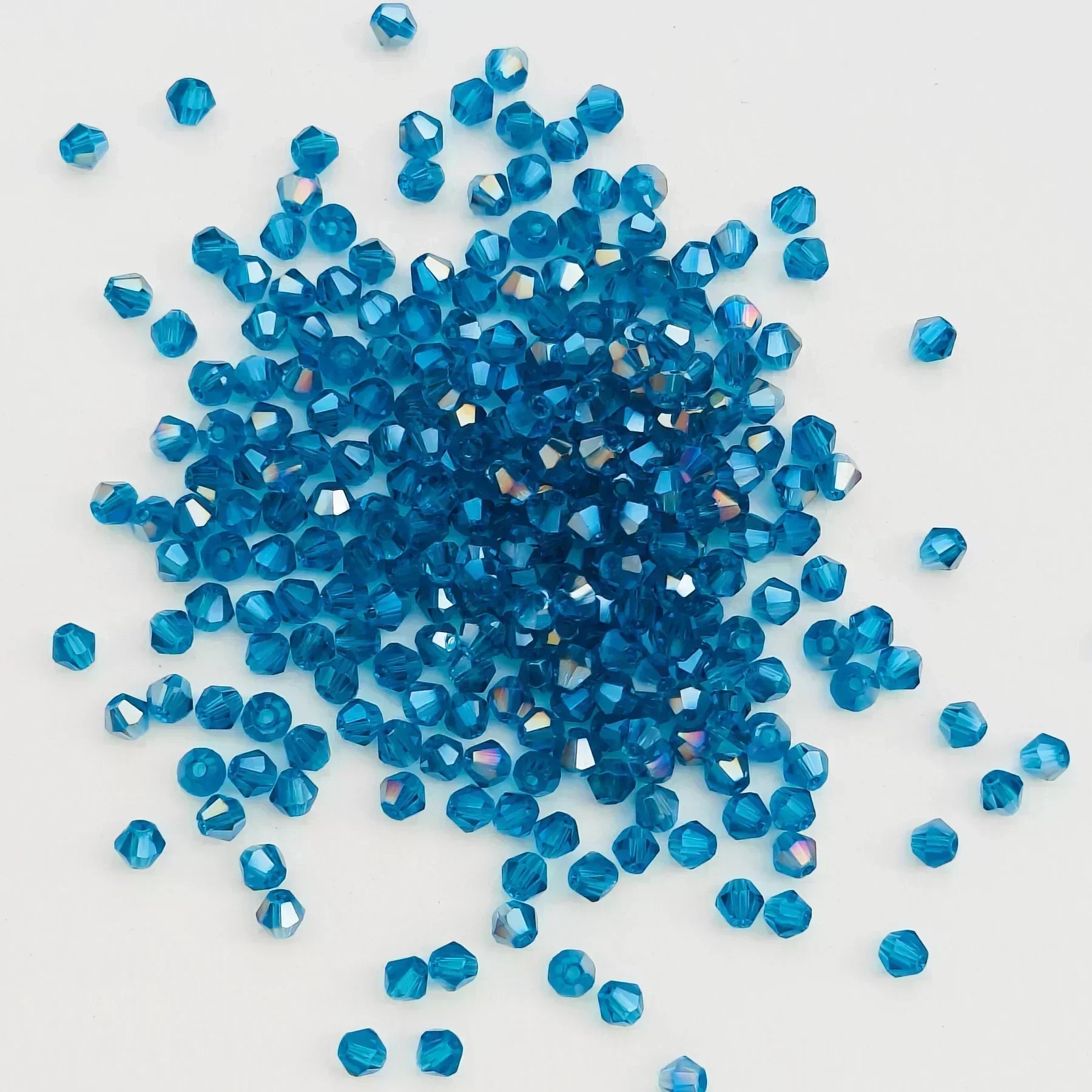4MM Austria Crystal Bicone Spacer Beads 100PCS for Jewelry Making Bracelets, Necklaces & Earrings