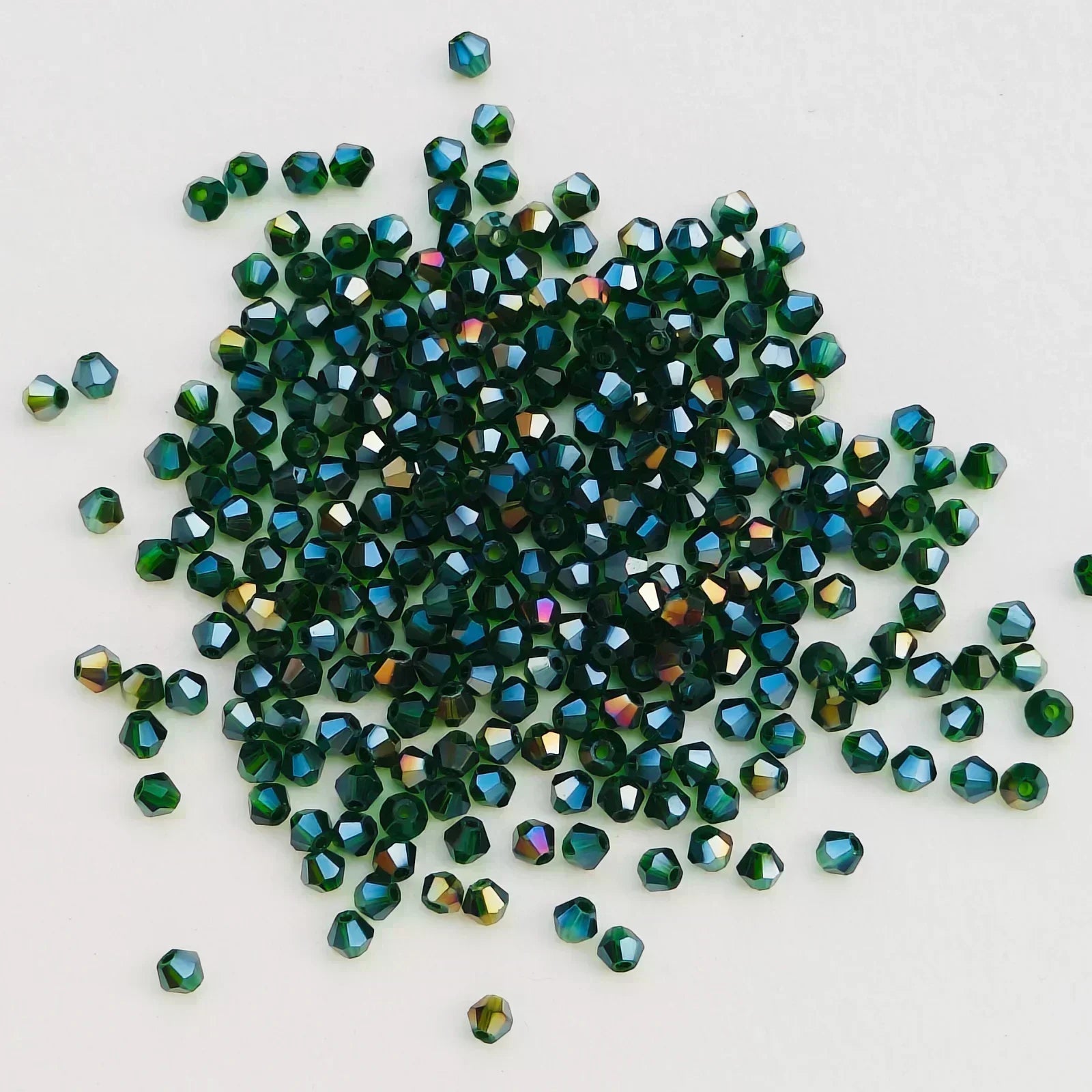 4MM Austria Crystal Bicone Spacer Beads 100PCS for Jewelry Making Bracelets, Necklaces & Earrings