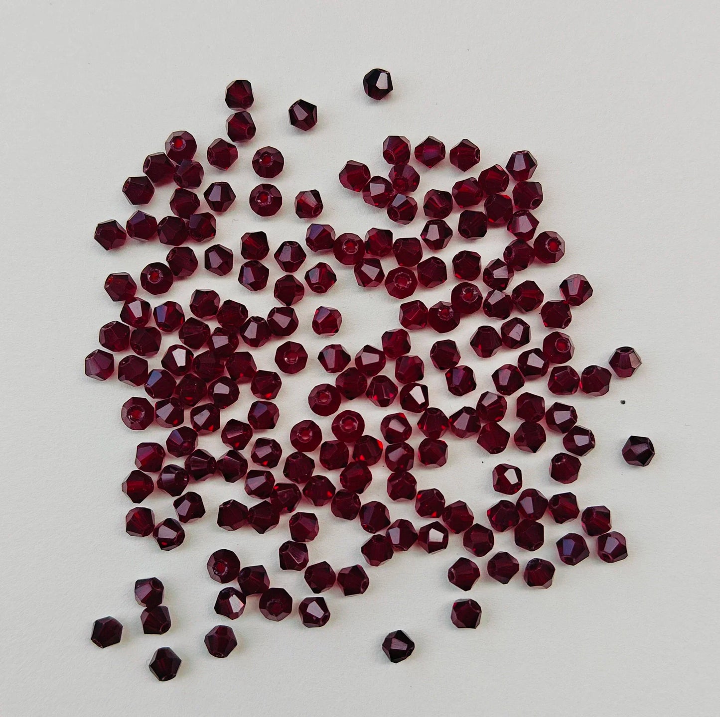 4MM Austria Crystal Bicone Spacer Beads 100PCS for Jewelry Making Bracelets, Necklaces & Earrings