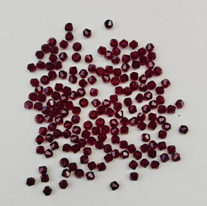 4MM Austria Crystal Bicone Spacer Beads 100PCS for Jewelry Making Bracelets, Necklaces & Earrings